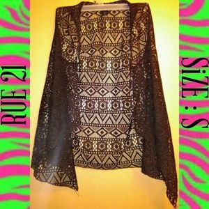 RUE 21 OPEN FRONT CARDiGAN